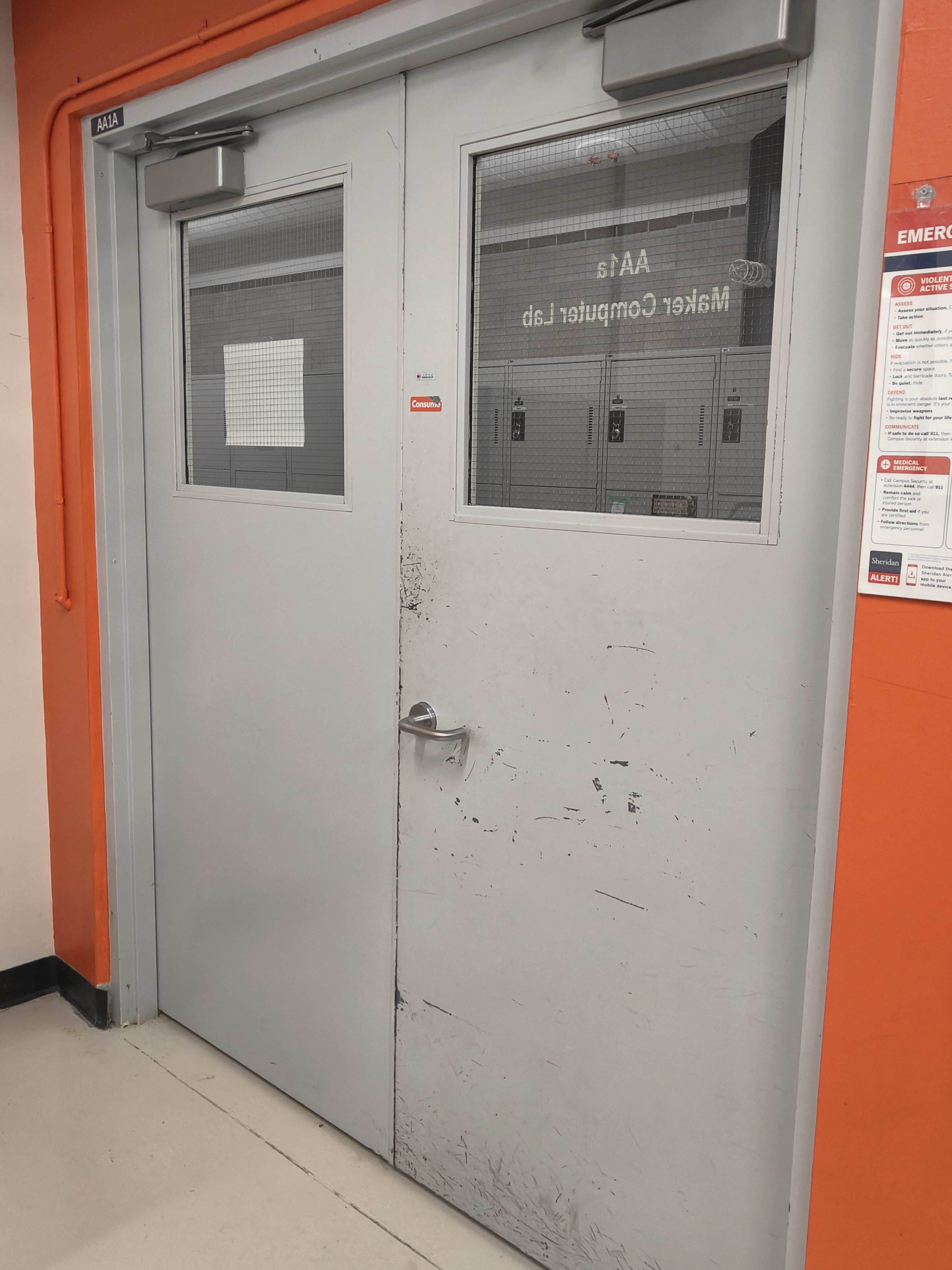 The sound of opening and closing door