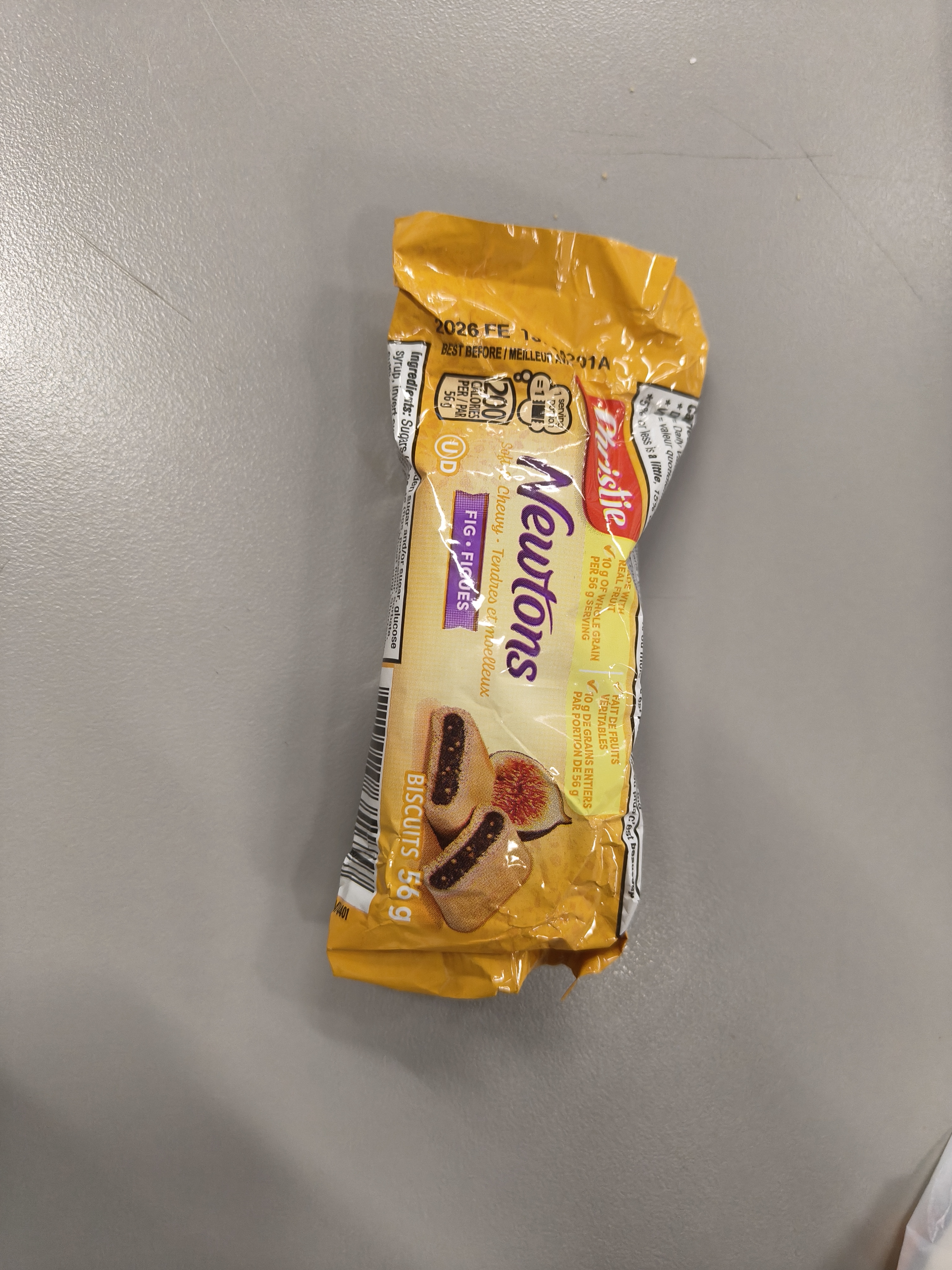 The sound of scratching snack package