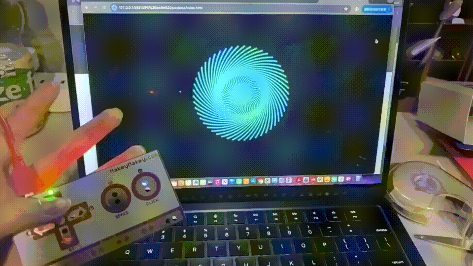 Attempt #1, Testing with MakeyMakey.