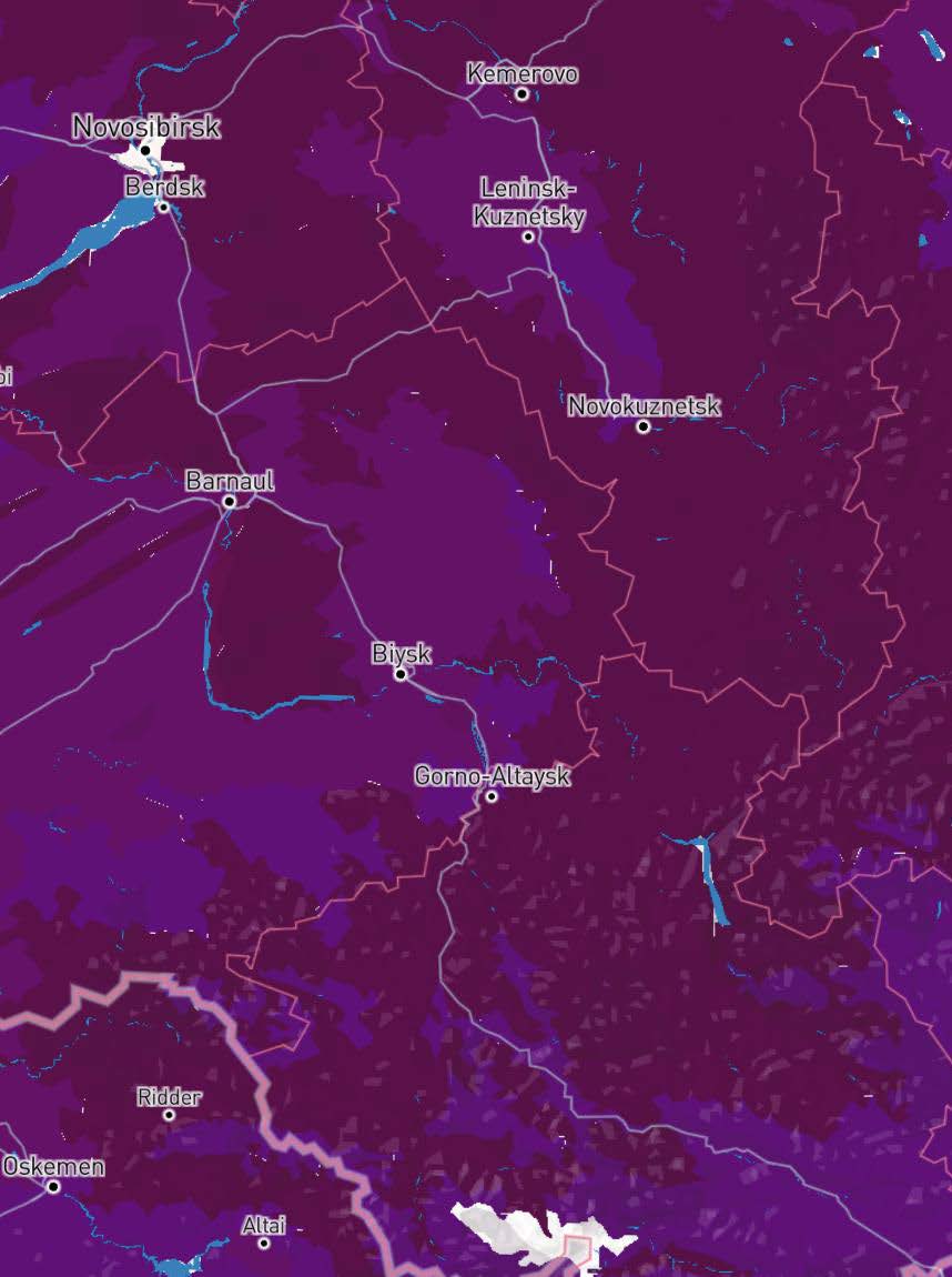 This is a screenshot of a area catched from Mapbox.