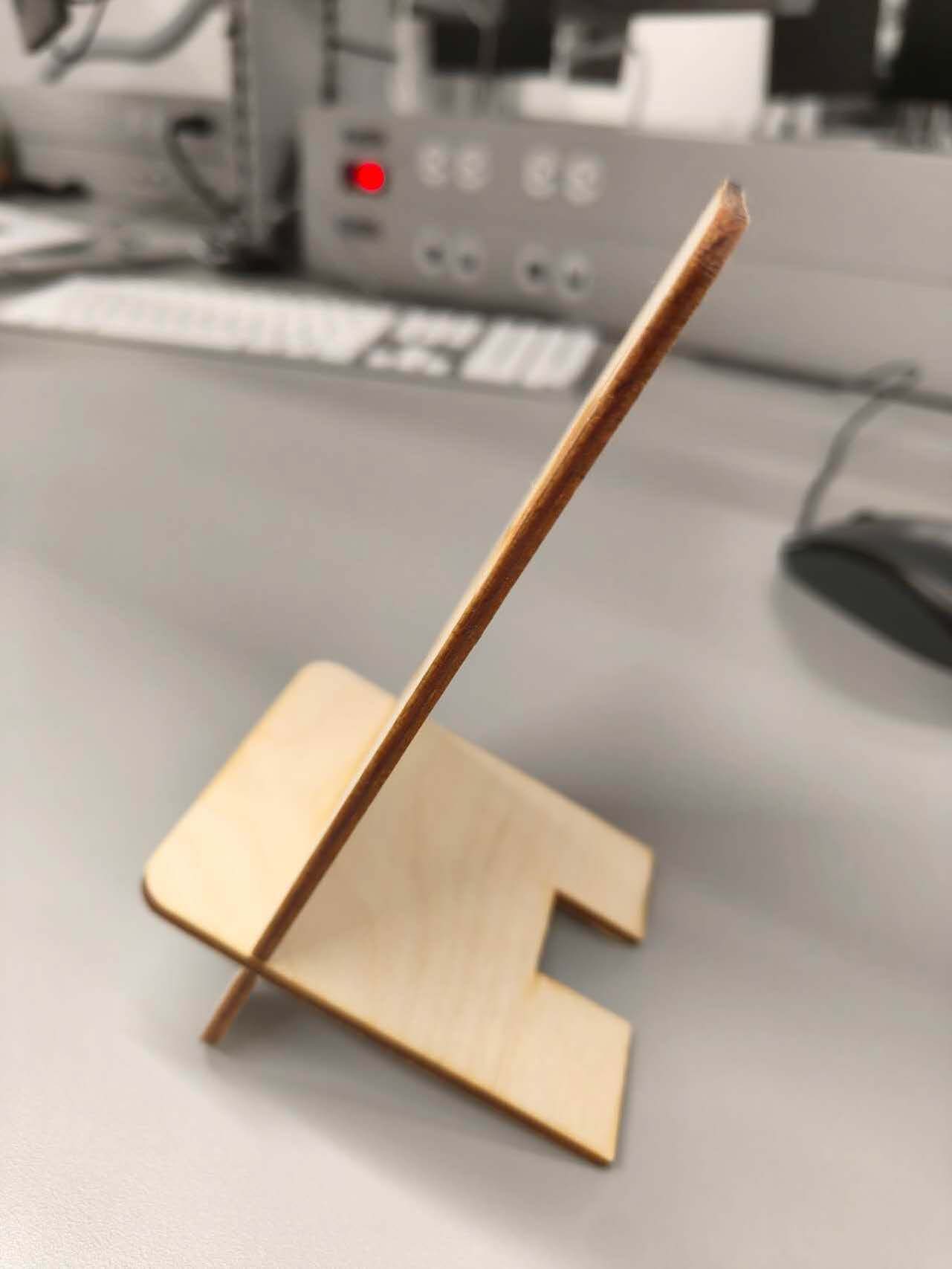 This is the photo of the finished Laser Cut piece.