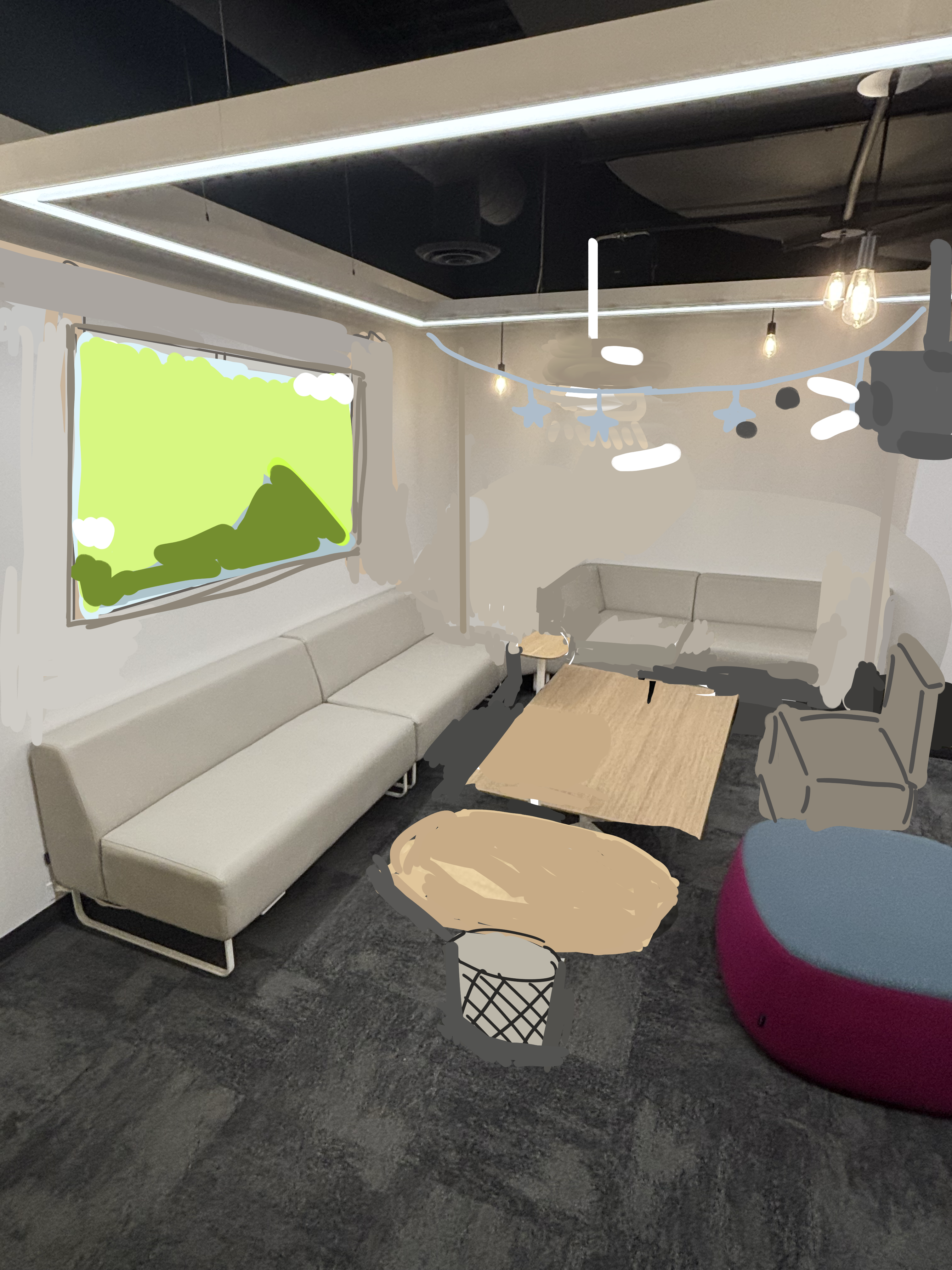 Based on the second floor of the SSU building, this space combines leisure and practicality. Students can watch movies or have study discussions here. The spacious area ensures the convenience of learning and communication.