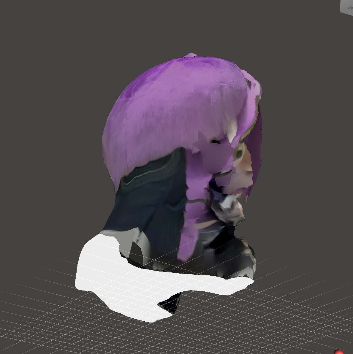 This is the screenshot of cotton doll #2 in MeshMixer