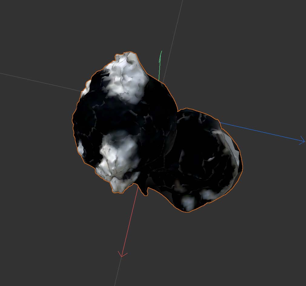 This is the screenshot of cotton doll #3 in Cinema 4D