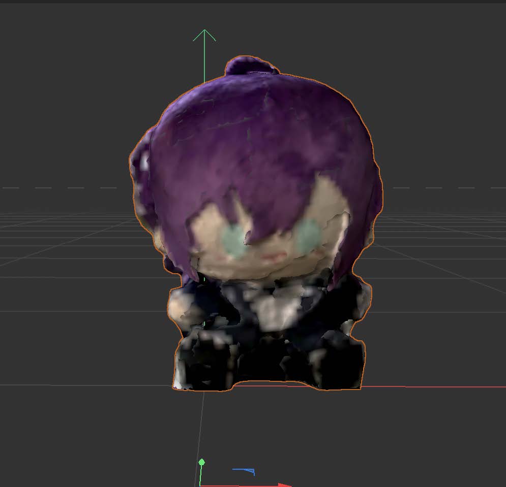 This is the screenshot of cotton doll #2 in Cinema 4D