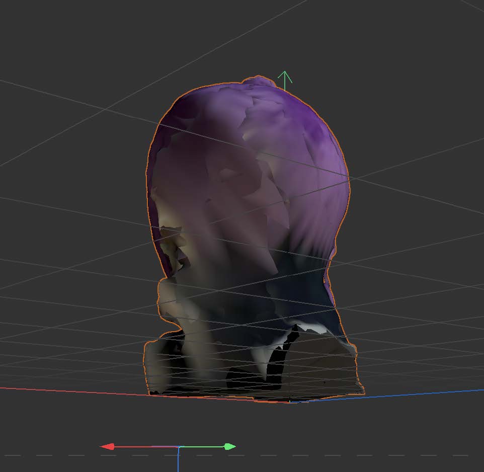 This is the screenshot of cotton doll #2 in Cinema 4D